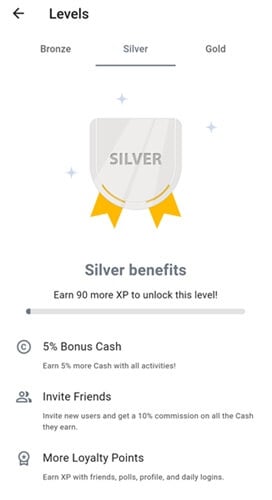 Poll Cash membership levels