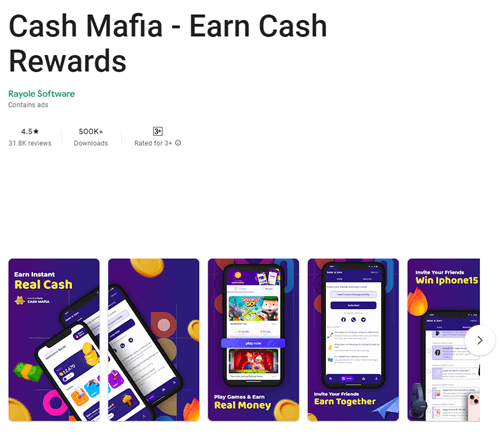 Cash Mafia app on Google Play