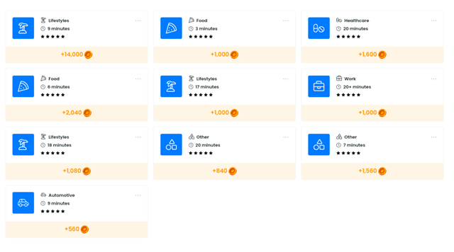 Paid surveys in the CashDay app