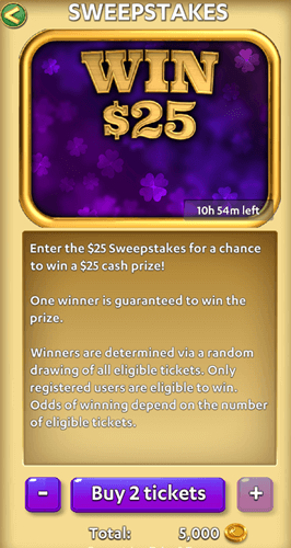 Lucky Match sweepstakes