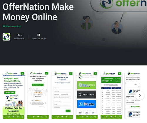 The OfferNation app