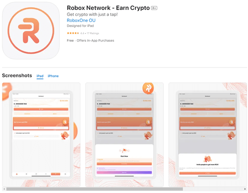 The Robox app for Android and iOS