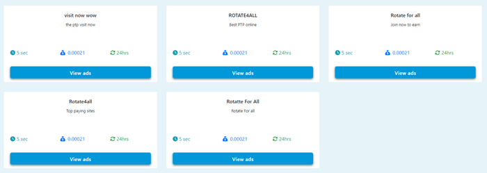Viewing ads on HandBucks