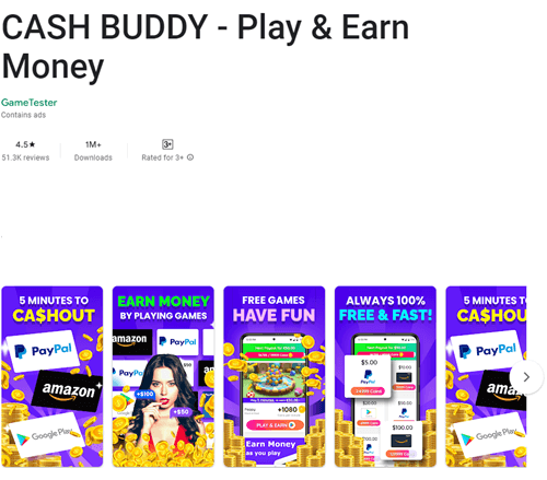 Cash Buddy app on Google Play