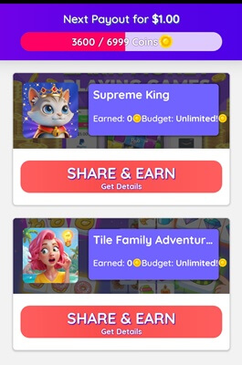 Cash Buddy Share and Earn