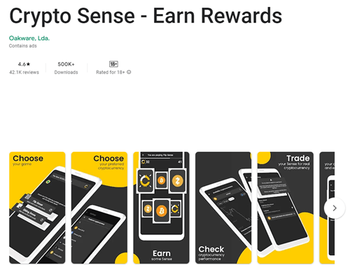 Crypto Sense app on Google Play