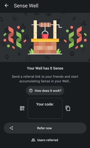 Crypto Sense referral program