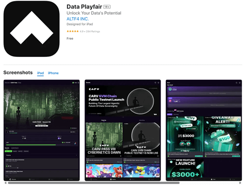 CARV Play app for Android and iOS