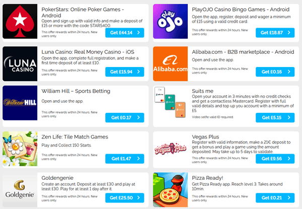 Cashback UK offers in the Extra Cashback section