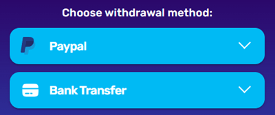 Quiiiz payout options