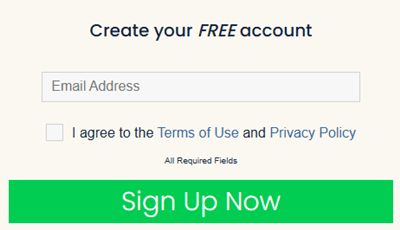 Thrifty Pig registration form