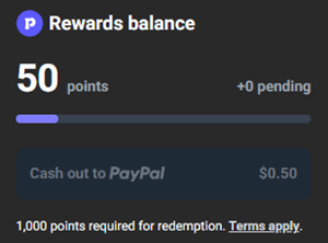 Payout option of Pie Adblock