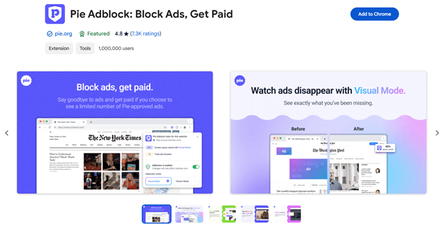 Pie Adblock extension