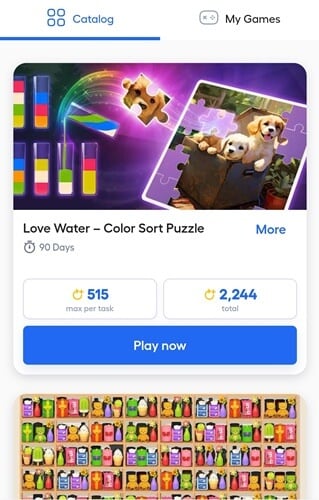 Playing games on WinX