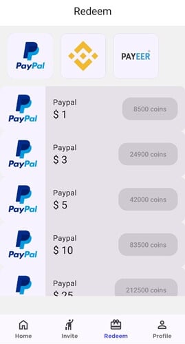 WinX payout options
