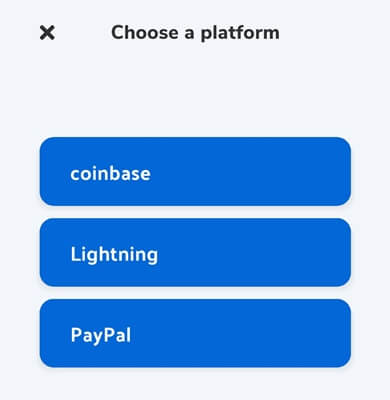 Sweet Bitcoin payout options