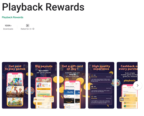 Playback Rewards app for Android