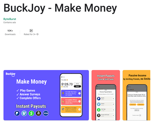 BuckJoy app on Google Play