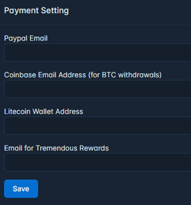 CashInStyle payout options