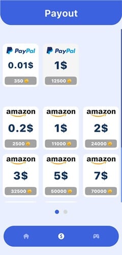 payout options of plus test