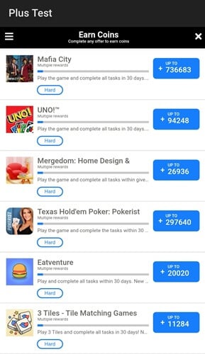plus test paid offers