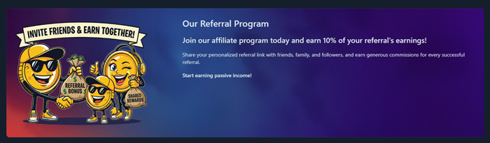 CashInStyle referral program