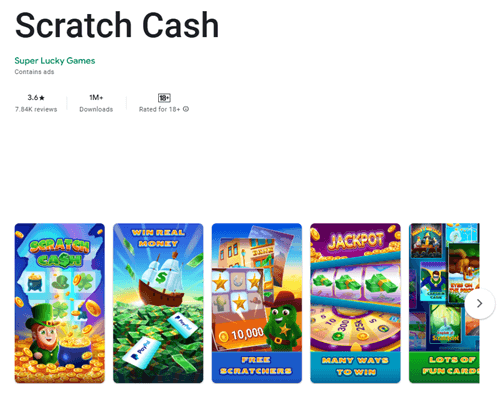 Scratch Cash app for Android
