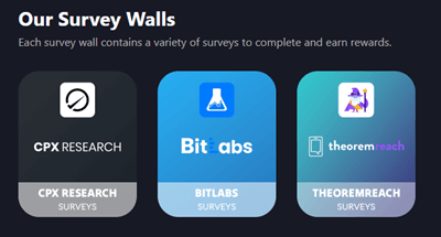 Survey providers on Gametrophy