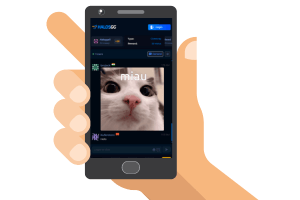 Halos.gg on a phone