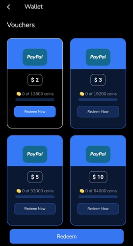 Cash Rocket payout options