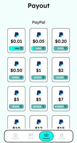 CashDream PayPal payout options