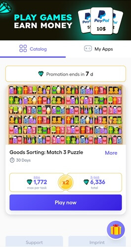 Featured games on CashDream