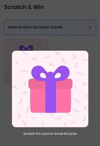 mCrypto Scratch & Win cards