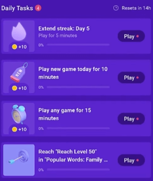 Snakzy daily tasks