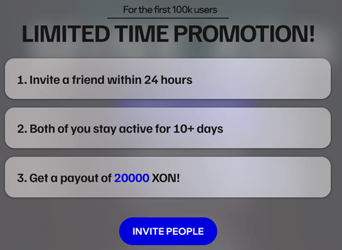 XON Universe referral program