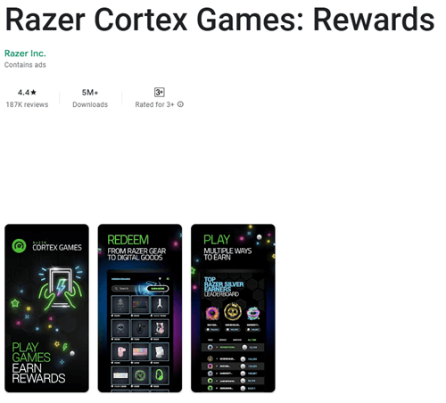 Razer Cortex Games app