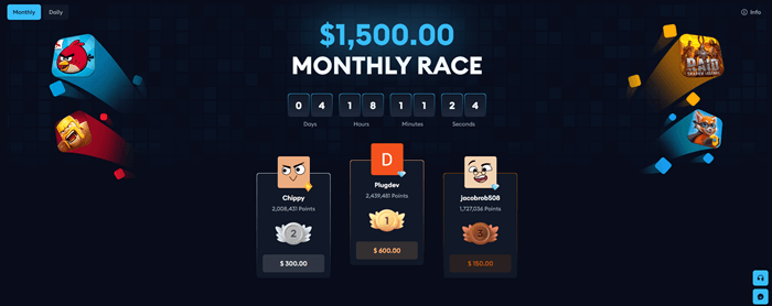 EarnLab leaderboard contests