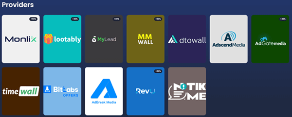 TapNoon offerwalls