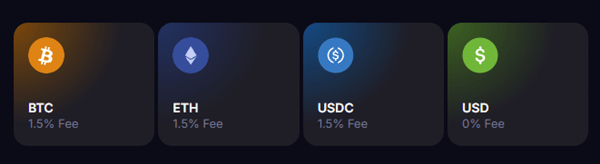 Payout options of Klink