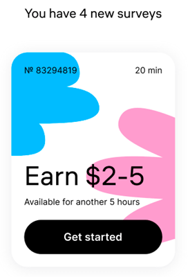 Paid surveys in the Responesta dashboard