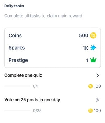 HICH daily tasks