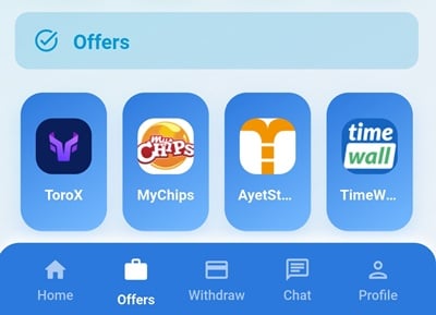Paid offers on TaskWin
