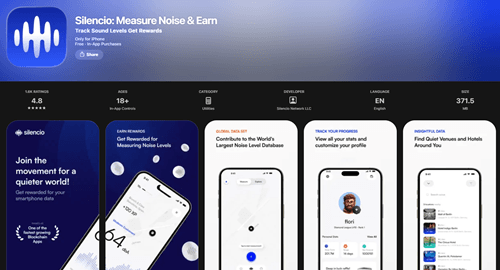 Silencio app