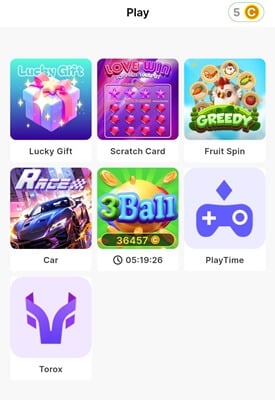 Playing games on WalkTask