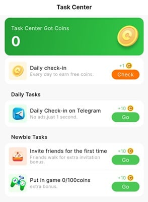 WalkTask daily tasks