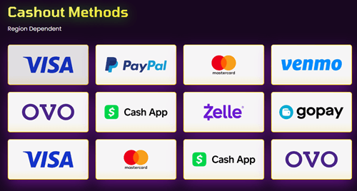 Try Rewards payout options